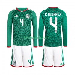 Maillot Mexique Edson Alvarez 4 Domicile Coupe du Monde 2026 Enfant ML