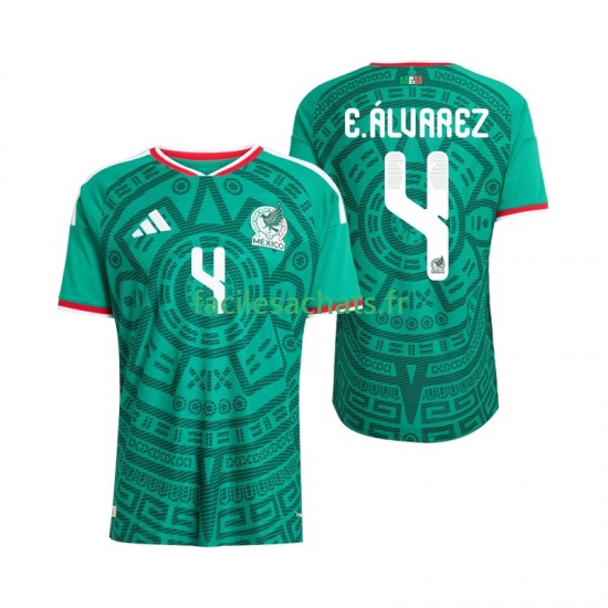 Maillot Mexique Edson Alvarez 4 Domicile Coupe du Monde 2026 Homme MC