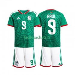 Maillot Mexique Raul Jimenez 9 Domicile Coupe du Monde 2026 Enfant MC