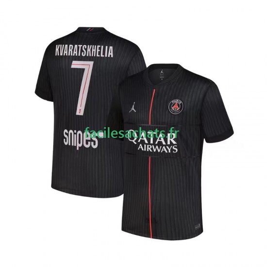 Maillot Paris Saint-Germain Khvicha Kvaratskhelia 7 2025-2026 4ème Homme MC
