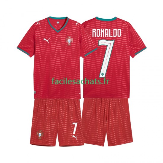 Maillot Portugal Cristiano Ronaldo 7 Domicile Coupe du Monde 2026 Enfant MC