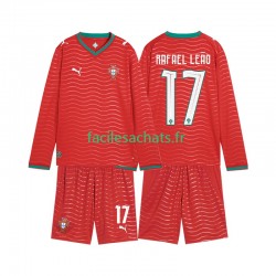 Maillot Portugal Rafael Leao 17 Domicile Coupe du Monde 2026 Enfant ML