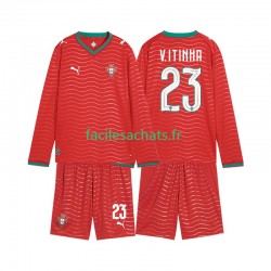 Maillot Portugal Vitinha 23 Domicile Coupe du Monde 2026 Enfant ML