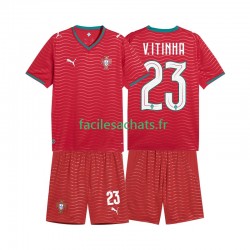 Maillot Portugal Vitinha 23 Domicile Coupe du Monde 2026 Enfant MC