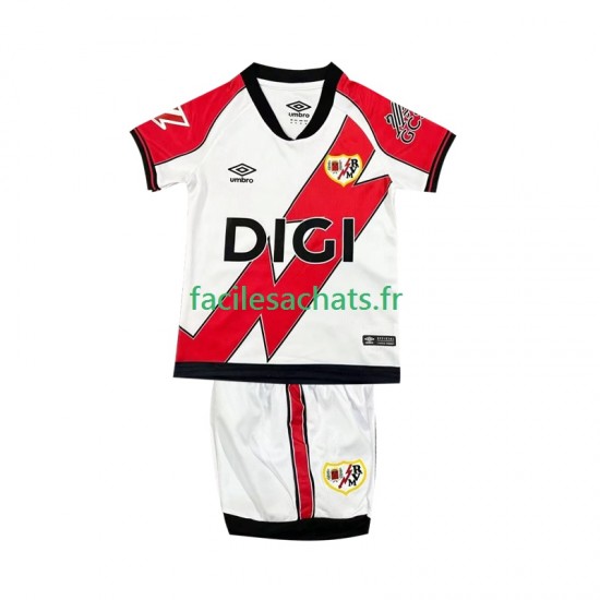 Maillot Rayo Vallecano 2025-2026 Domicile Enfant MC
