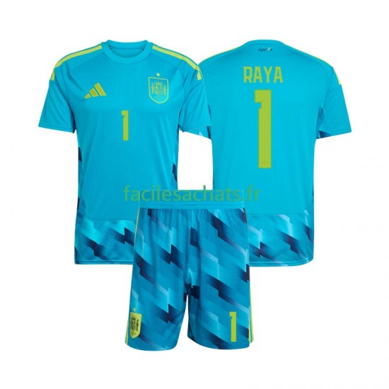 Maillot Espagne David Raya 1 Gardien Domicile Coupe du Monde 2026 Enfant MC
