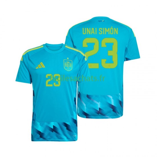 Maillot Espagne Unai Simon 23 Gardien Domicile Coupe du Monde 2026 Homme MC