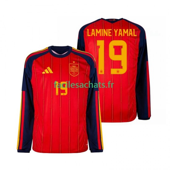 Maillot Espagne Lamine Yamal 19 Domicile Coupe du Monde 2026 Homme ML