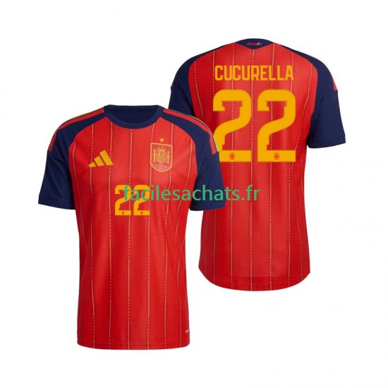 Maillot Espagne Marc Cucurella 22 Domicile Coupe du Monde 2026 Homme MC