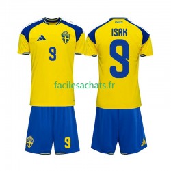 Maillot Suède Alexander Isak 9 2026 Domicile Enfant MC