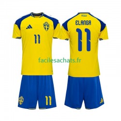 Maillot Suède Anthony Elanga 11 2026 Domicile Enfant MC