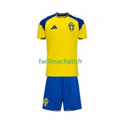 Maillot Suède 2026 Domicile Enfant MC