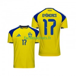 Maillot Suède Viktor Gyokeres 17 2026 Domicile Homme MC