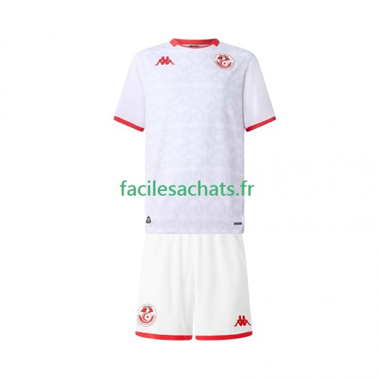 Maillot Tunisie 2025 Extérieur Enfant MC