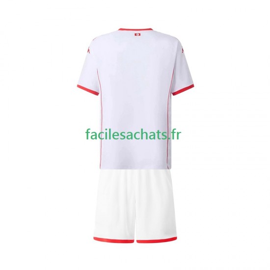 Maillot Tunisie 2025 Extérieur Enfant MC