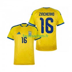 Maillot Ukraine Oleksandr Zinchenko 16 Domicile Coupe du Monde 2026 Homme MC