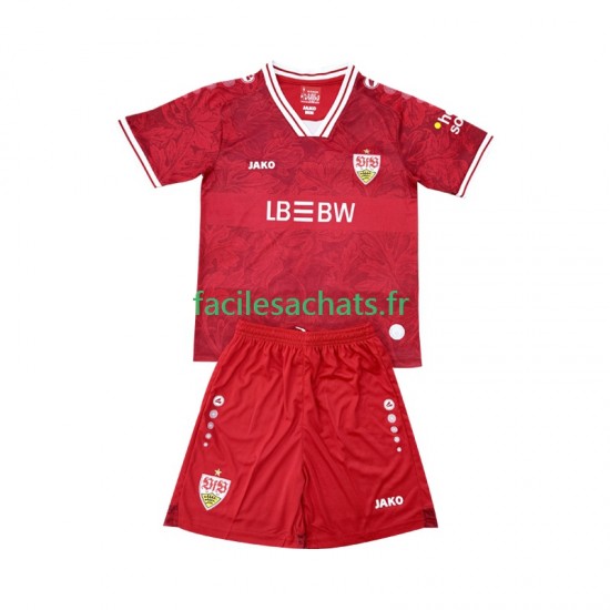 Maillot VfB Stuttgart 2025-2026 Extérieur Enfant MC