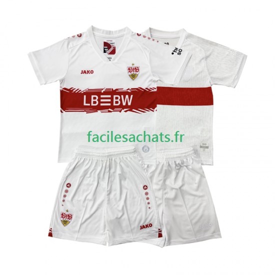 Maillot VfB Stuttgart 2025-2026 Domicile Enfant MC
