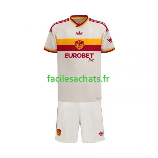 Maillot AS Rome 2026-2027 Extérieur Enfant MC