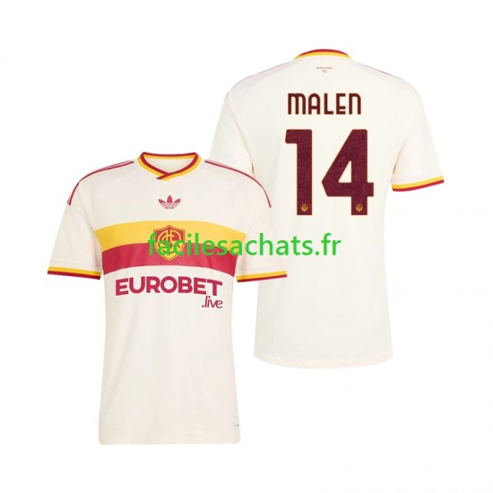Maillot AS Rome Donyell Malen 14 2026-2027 Extérieur Homme MC
