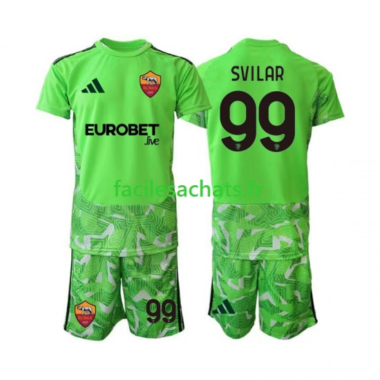 Maillot AS Rome Mile Svilar 99 2026-2027 Gardien Domicile Enfant MC