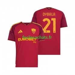 Maillot AS Rome Paulo Dybala 21 2026-2027 Domicile Homme MC