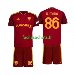 Maillot AS Rome Rodrigo Mora 86 2026-2027 Domicile Enfant MC