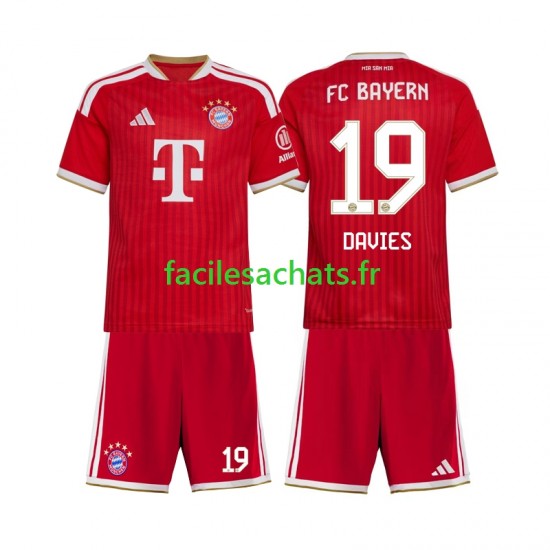 Maillot Bayern Munich Alphonso Davies 19 2026-2027 Domicile Enfant MC
