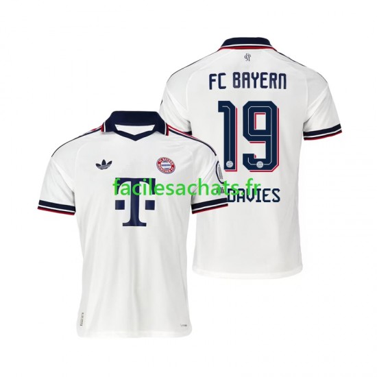 Maillot Bayern Munich Alphonso Davies 19 2026-2027 Extérieur Homme MC