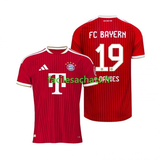 Maillot Bayern Munich Alphonso Davies 19 2026-2027 Domicile Homme MC