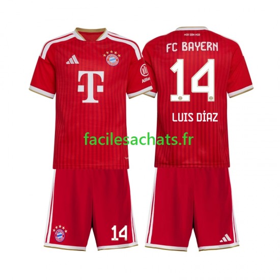 Maillot Bayern Munich Luis Diaz 14 2026-2027 Domicile Enfant MC
