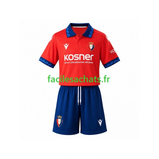 Maillot CA Osasuna 2026-2027 Domicile Enfant MC