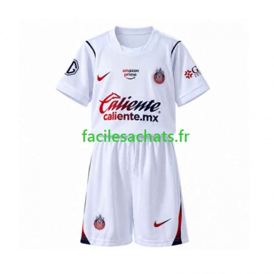 Maillot Deportivo Guadalajara 2026-2027 Extérieur Enfant MC