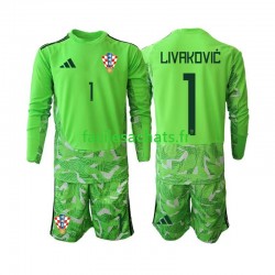 Maillot Croatie Dominik Livakovic 25 2026-2027 Gardien Domicile Enfant ML
