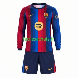 Maillot FC Barcelone 2026-2027 Domicile Enfant ML