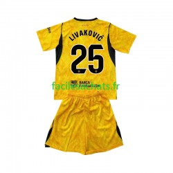Maillot FC Barcelone Dominik Livakovic 25 2026-2027 Gardien 4ème Enfant MC