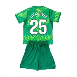 Maillot FC Barcelone Dominik Livakovic 25 2026-2027 Gardien Domicile Enfant MC
