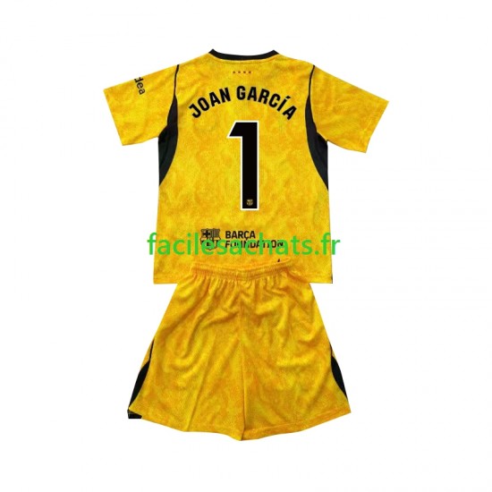 Maillot FC Barcelone Joan Garcia 1 2026-2027 Gardien 4ème Enfant MC