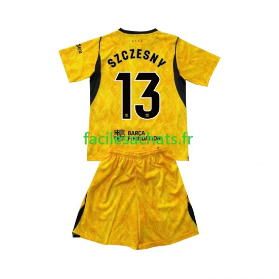 Maillot FC Barcelone Wojciech Szczesny 13 2026-2027 Gardien 4ème Enfant MC