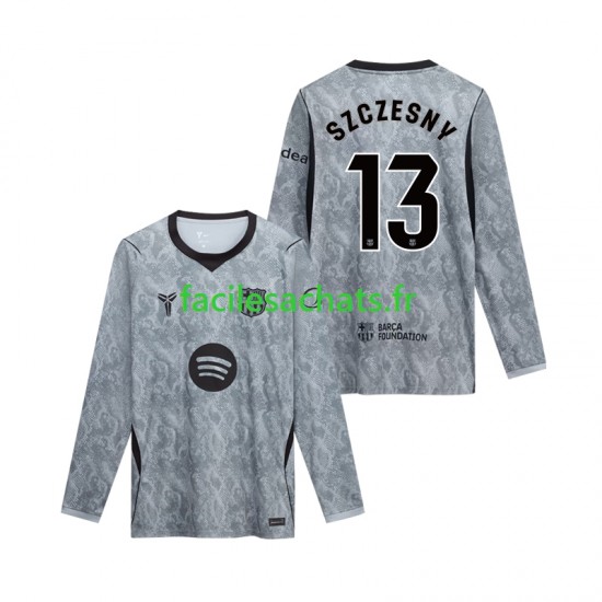 Maillot FC Barcelone Wojciech Szczesny 13 2026-2027 Gardien Extérieur Homme ML
