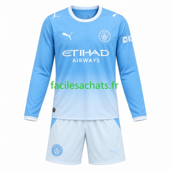 Maillot Manchester City 2026-2027 Domicile Enfant ML