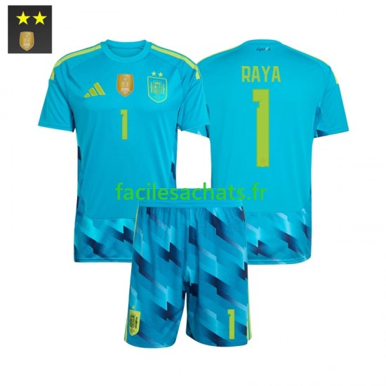 Maillot Espagne David Raya 1 2026-2027 Gardien Domicile Enfant MC