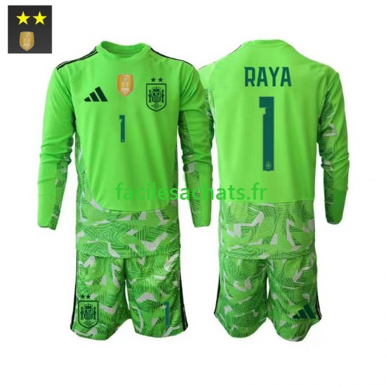Maillot Espagne David Raya 1 2026-2027 Gardien 3ème Enfant ML