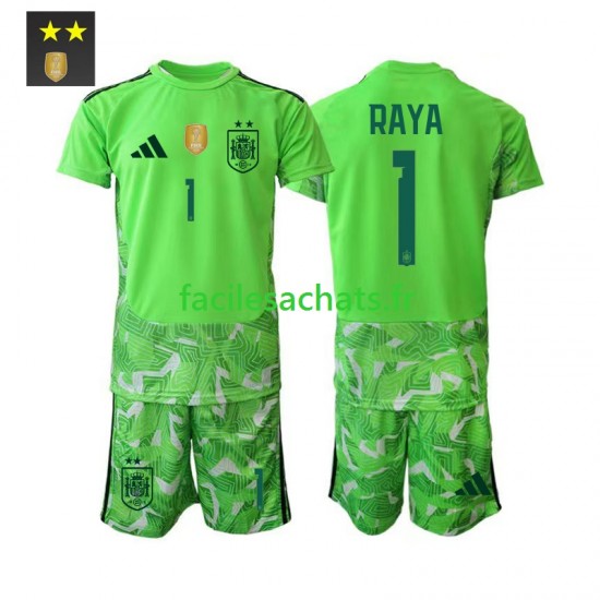 Maillot Espagne David Raya 1 2026-2027 Gardien 3ème Enfant MC