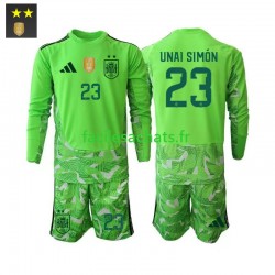 Maillot Espagne Unai Simon 23 2026-2027 Gardien 3ème Enfant ML Maillot Espagne Unai Simon 23 2026-2027 Gardien 3ème Enfant ML