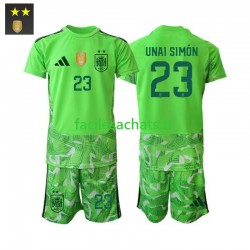 Maillot Espagne Unai Simon 23 2026-2027 Gardien 3ème Enfant MC Maillot Espagne Unai Simon 23 2026-2027 Gardien 3ème Enfant MC