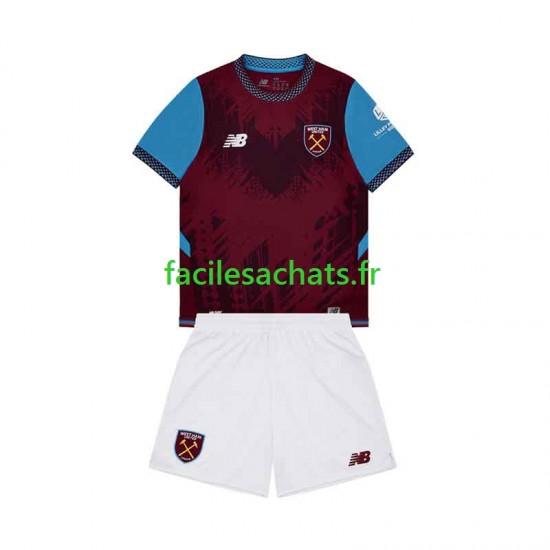 Maillot West Ham United 2026-2027 Domicile Enfant MC