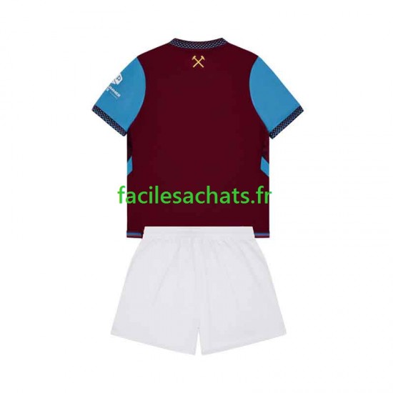 Maillot West Ham United 2026-2027 Domicile Enfant MC