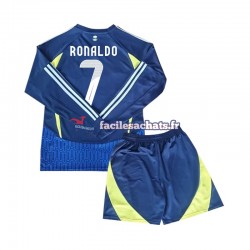 Maillot Al-Nassr Cristiano Ronaldo 7 2024-2025 Extérieur Enfant ML