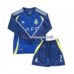 Maillot Al-Nassr Cristiano Ronaldo 7 2024-2025 Extérieur Enfant ML